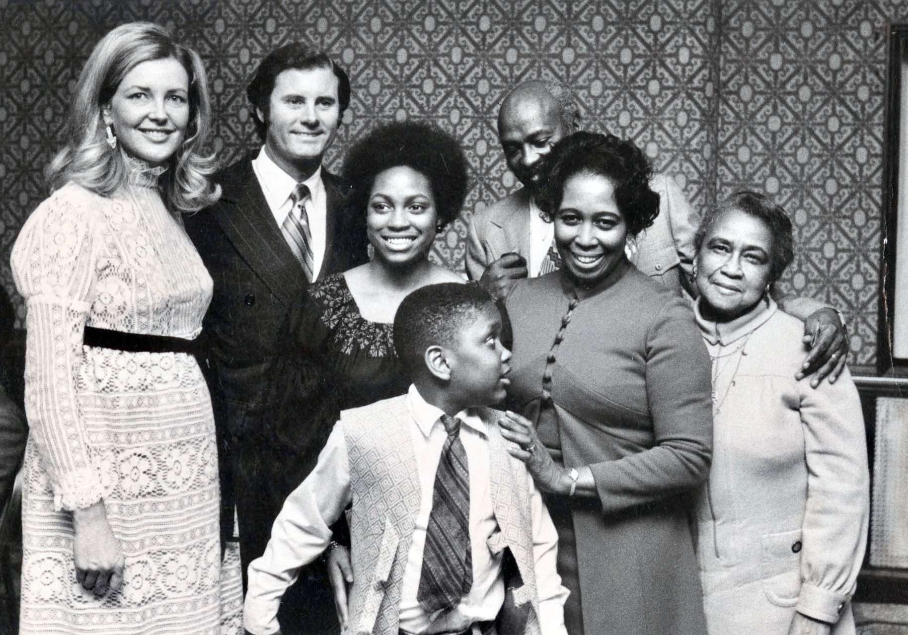 Joe and Winnie with Peace Corps friends. 