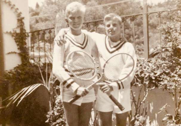 Joe's budding tennis career.