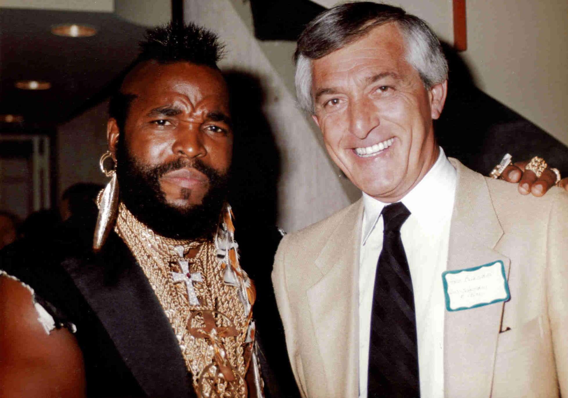 Dad and Mr. T.