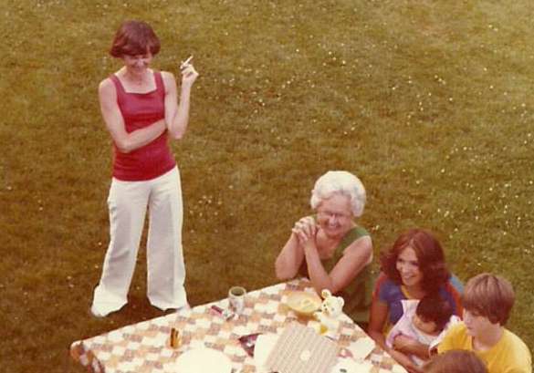 Mom, grandma and Mom's sister from another set of parents, Anne Angelo