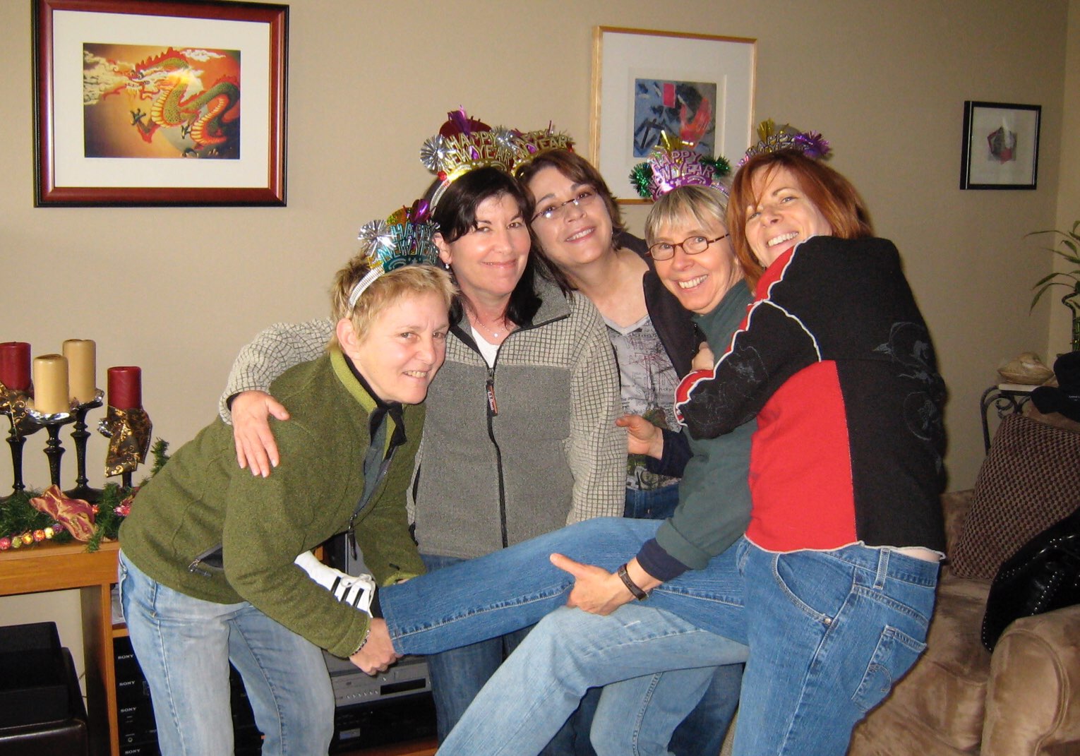 As I look through my photos from the past 30 years, I am flooded with so many wonderful memories of times spent with Lisa. This one is from a wild New Year’s party weekend 2007.
I will always cherish those precious memories and value the friendship I had with Lisa.
She will be dearly missed and remain in the hearts of all of us who loved her, forever.