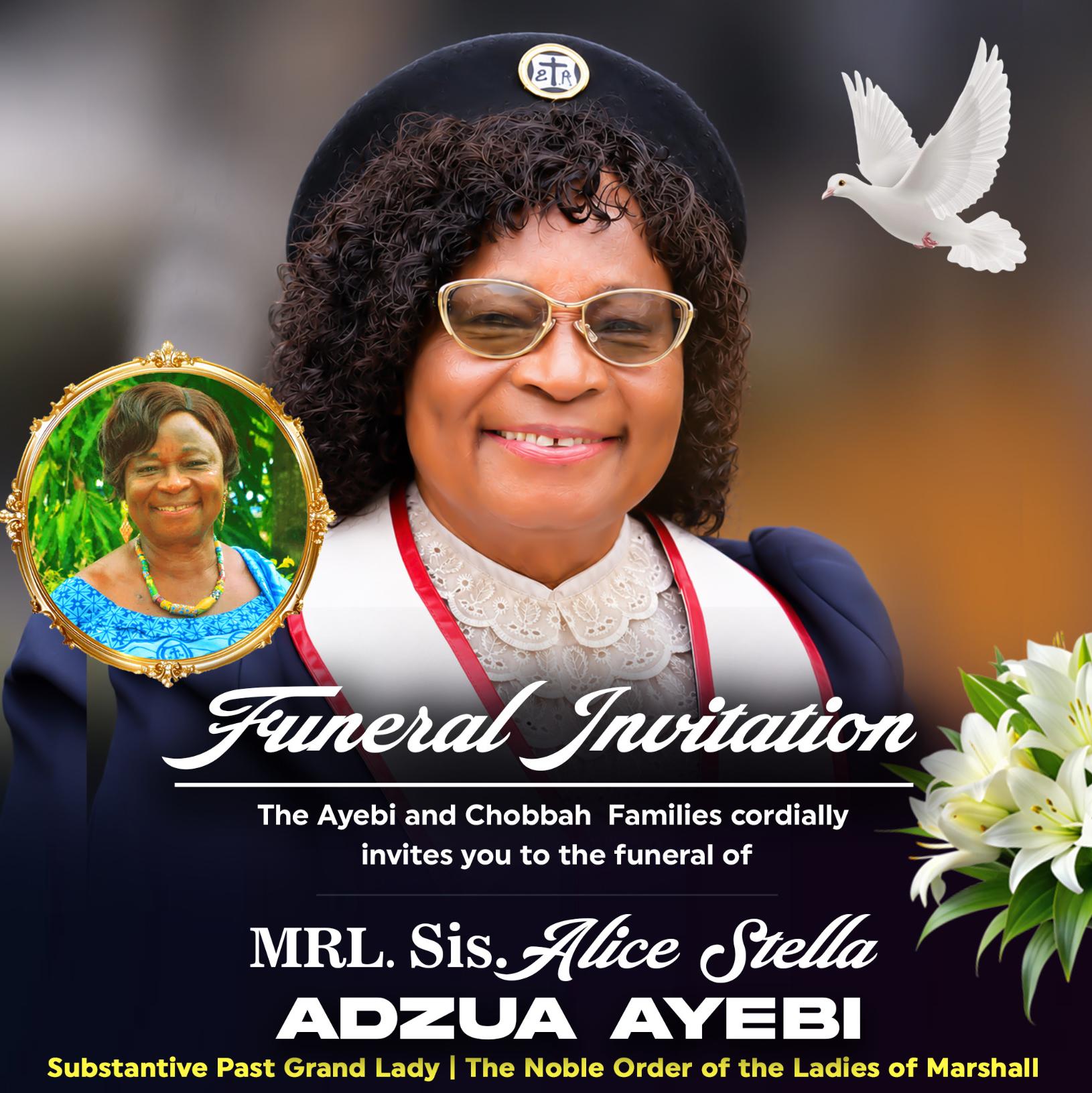Madam Alice Stella Adzua Ayebi