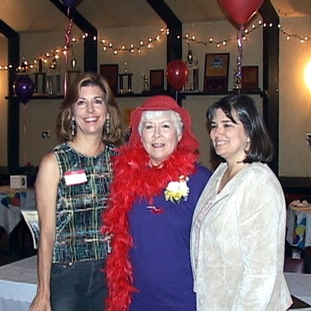 Mom & her girls - 70th birthday celebration 