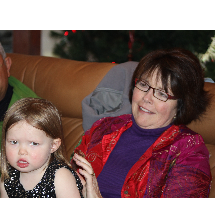 Mary Ann and granddaughter, Mira - Denver, CO, Christmas 2013