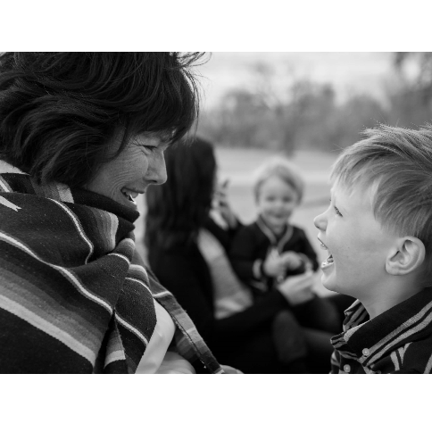 Mary Ann with grandson Vaughn - November 2016, Denver CO