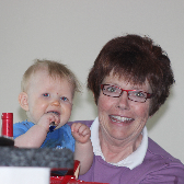 Mary Ann's smile lit up the room, and she couldn't stop smiling when she played with her grandchildren. Mary Ann and Vaughn Parrot - Denver, CO, May 2013
