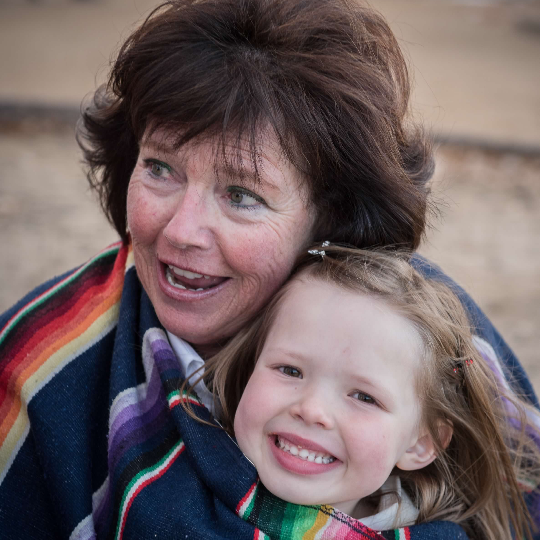 Mary Ann with granddaughter Mira - November 2016, Denver CO