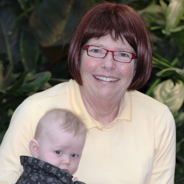 Mary All and grandson, Vaughn - Christmas 2012, Denver, CO