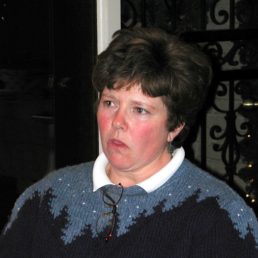 Mary Ann on Christmas Day 2001