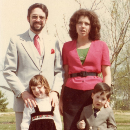 Don, Mary Ann, Kate (Katie), and James (Jim), 1982