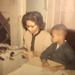 Lela and Clarence Jr.