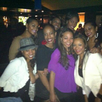 Another night out celebrating friends.
