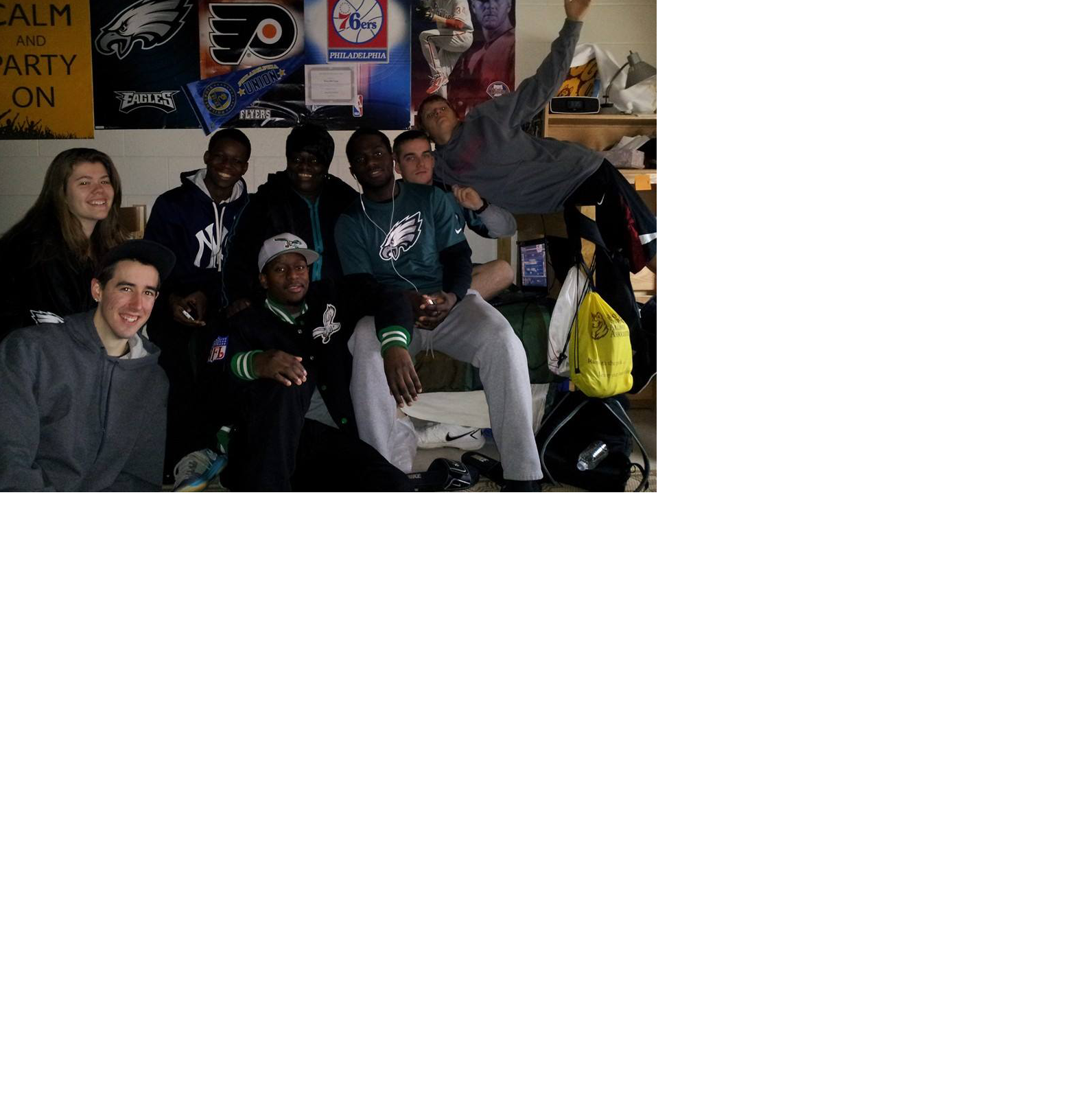 Daf at the boys dorm room 