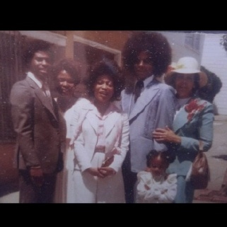 After church one Sunday with my Mother and Godmother. Oh yeah Marilyn, Richard and little Rachel too. Mid to late 70’s.
