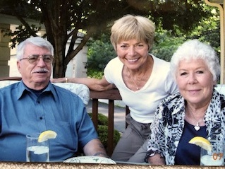 Max, Ruth Anne, Jeanette
Taken on RA’s friend's patio
August 7, 2012 Jeanette & Max’s 58th Wedding Anniversary