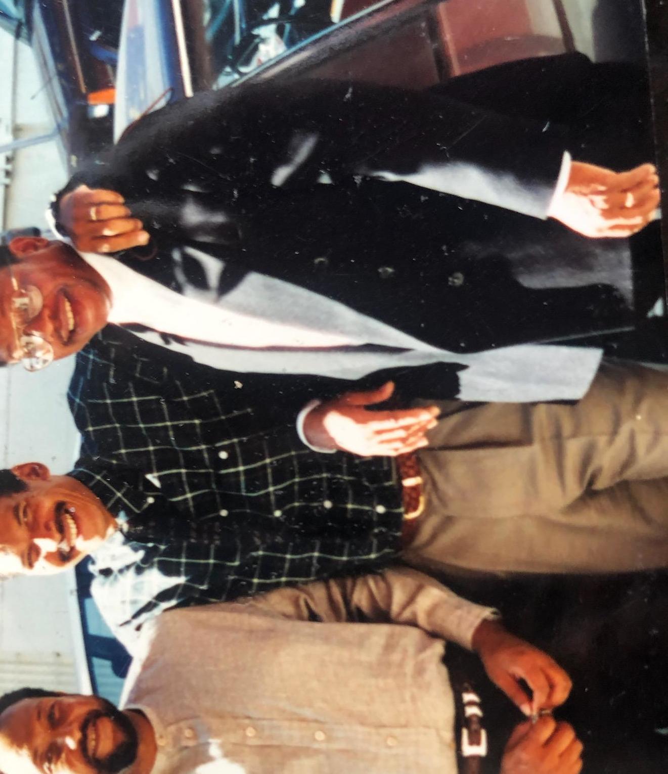 Alpha Phi Alpha Brothers: Edward Sewell, Ernest Smith and Bill Harrison