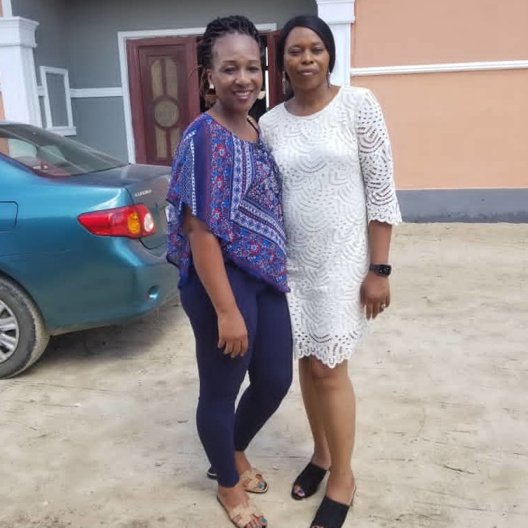 This was taken on her last visit to Nigeria in October 2018 for our dad's 70th birthday celebration. She held a skills acquisition program for women in the church and also organised a musical concert to celebrate our dad. I love you sis. You can never be forgotten. You remain my one in a million sister. Rest in the arms of your maker.

