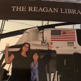 So many memories growing up on Blackhawk St. Our last visit we went to the Reagan Library. 58 years of memories. Love you forever my sweet friend.