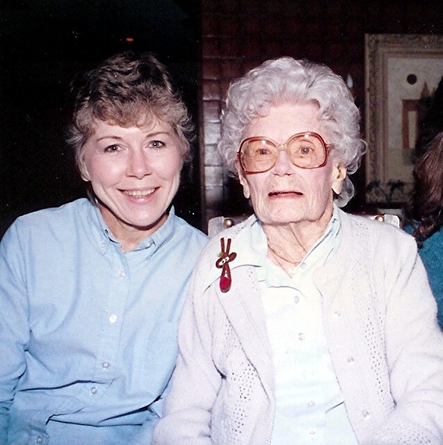 Mom & her Mom - Grandma Jacobson