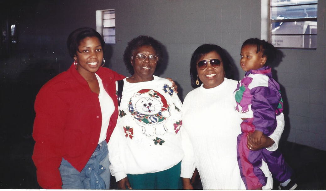 Melody, Grandma Clara, Mom and Johanna...