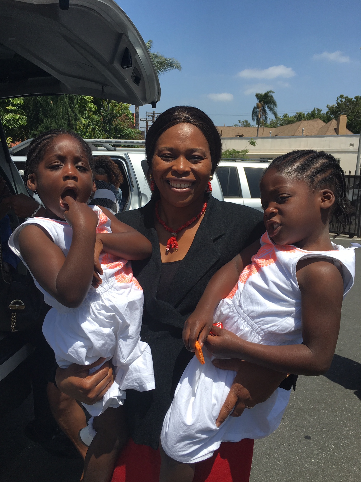 Every Sunday Aunty Mimi was always excited to see her grand nieces. When they were small enough she will attempt to carry the. Both at once and love on them. Aunty we miss you.