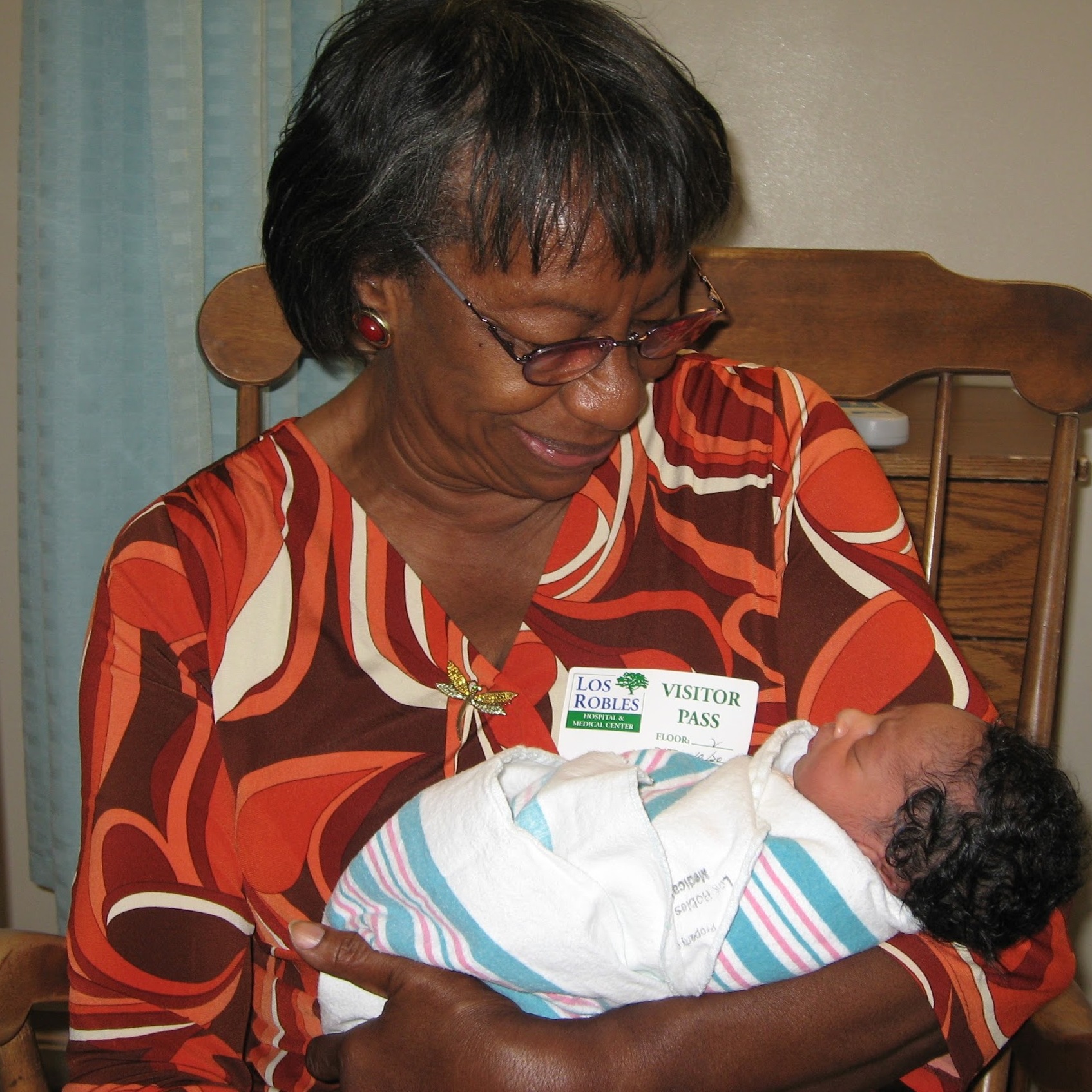 Granny meets Alyssa for the first time!