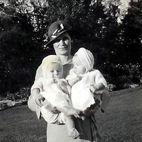 Grandma Jacobson & her twin babies - Jeanette & Janice
