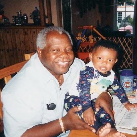 Garnett II with Grandpa