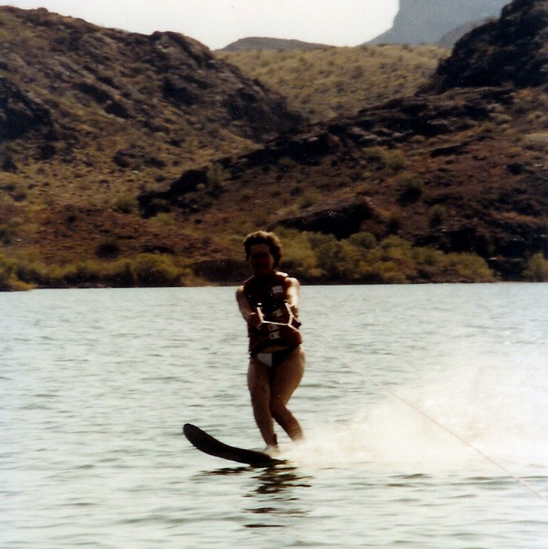 Skiing at Lake Havasu.