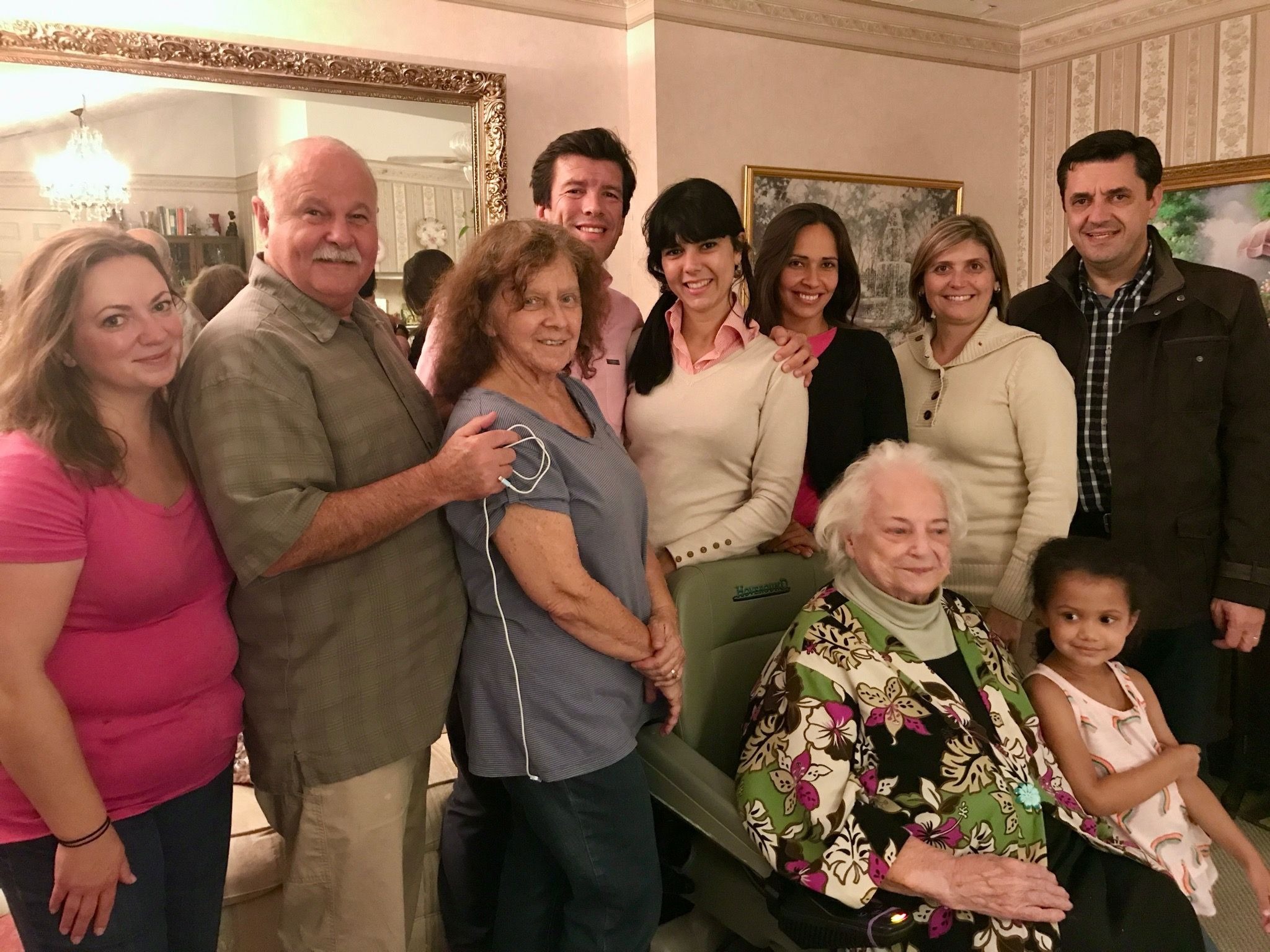 Gathering for visitors from Portugal 