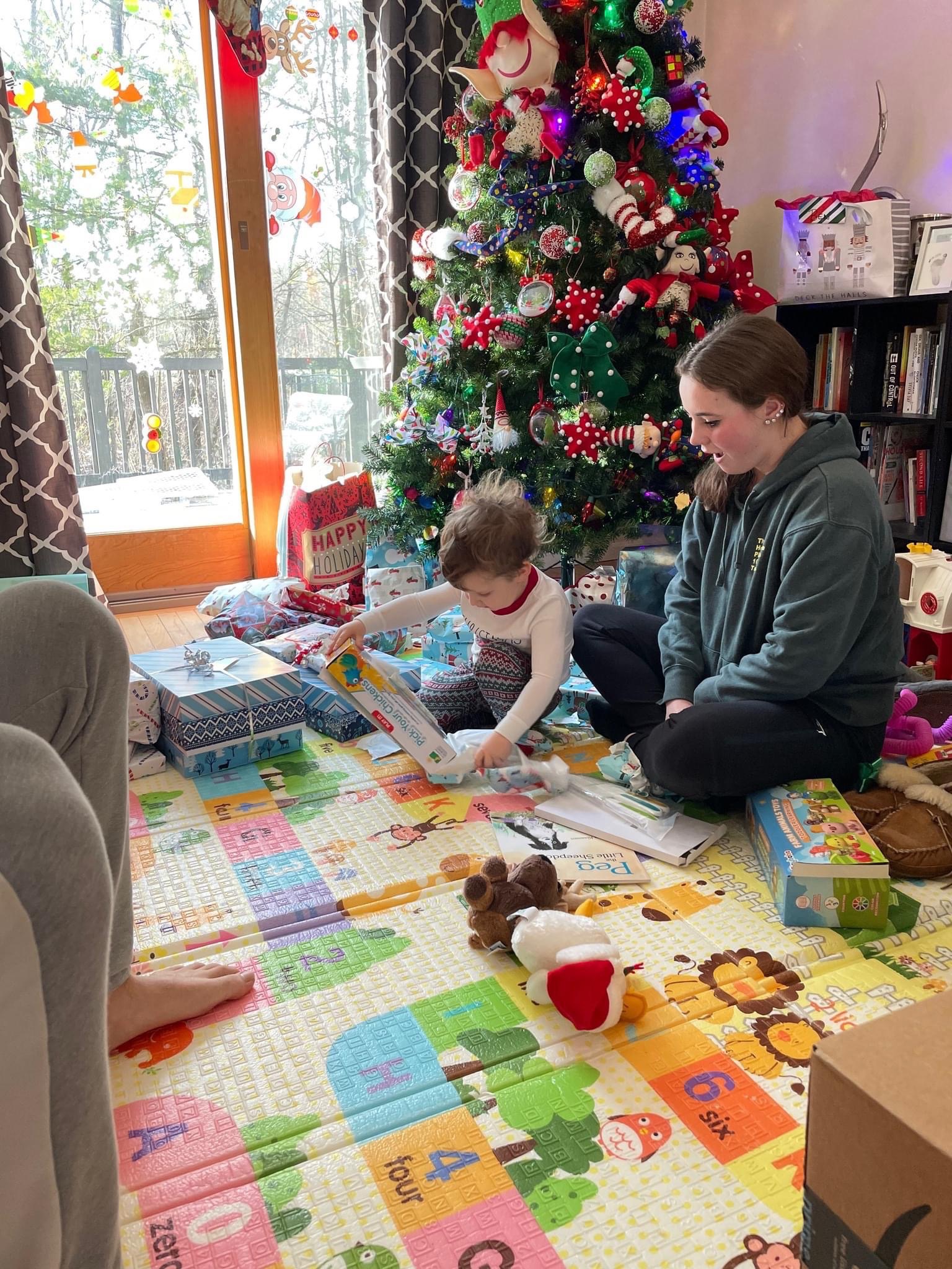 Tori and Wes at Christmas