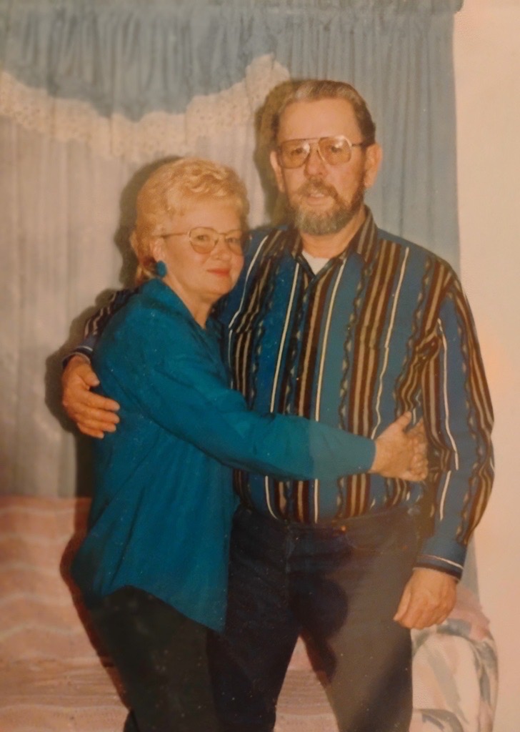 Joyce and Roger all dolled up! 