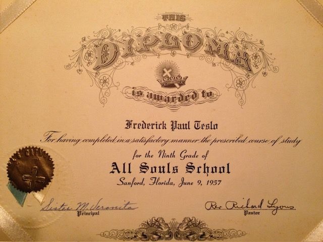 June 9, 1957- All Souls Graduation - 9th Grade