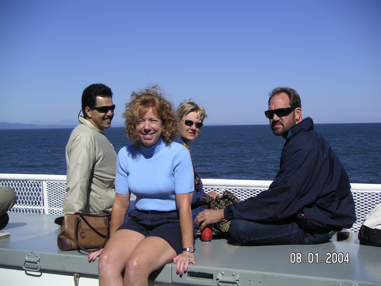 2004 Scott with Clayton Matalea & Leigh looking for Whales in Alaska