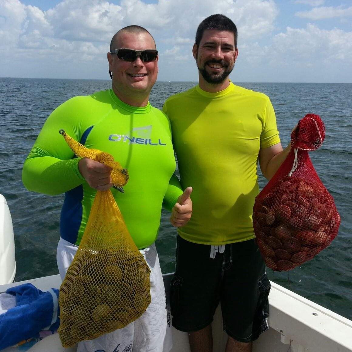 Scalloping was a fun activity that we all enjoyed