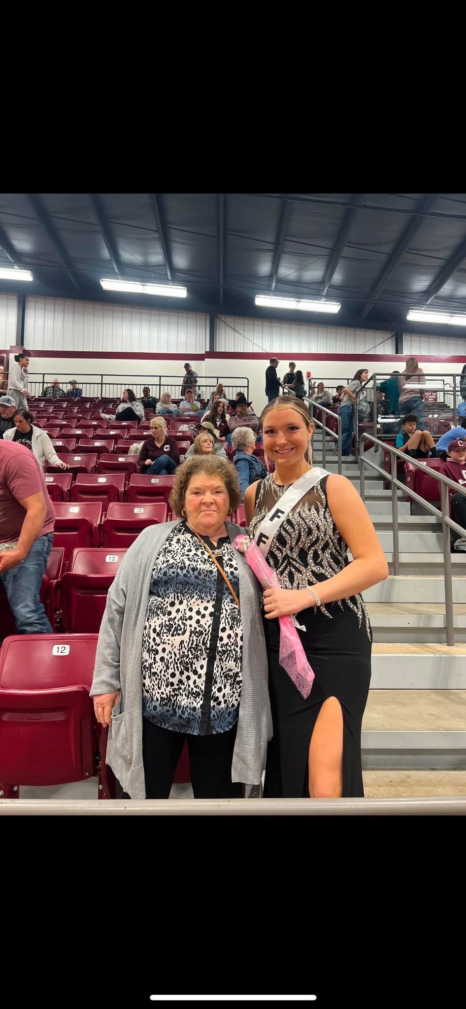 Dakoda and Granny at Homecoming