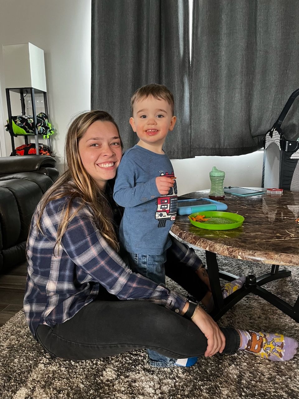 Elliott and his Aunt " Tatie"