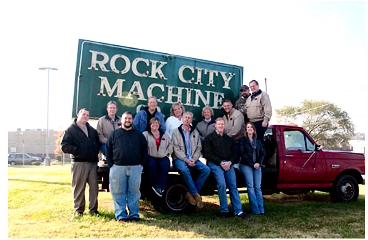Here is a photo of David with his Rock City Machine family. These people contributed to David’s life in a way they will never know. We are grateful for each and everyone of them.