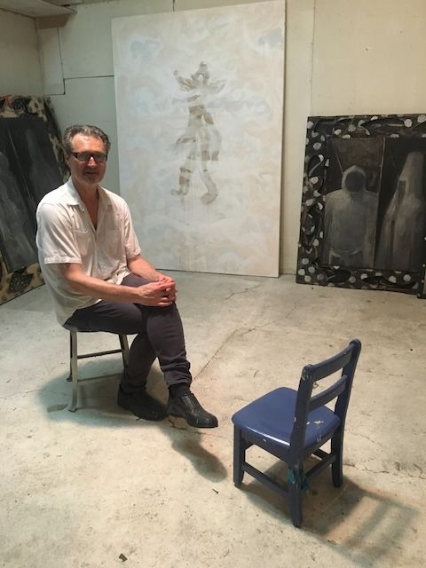 I took this portrait of John in his studio in Brooklyn. I represented to me the role John played in my life. 

Everytime I would meet with John, I would be left in a little awe of his creative confidence, the wisdom he had about art making and the playfulness in which he embraced it. 

John was always brimming with abundance, an everlasting wave of creativity and also an abundance of generosity and support for other artists, like myself. His capacity to invest in other's creative journeys was unparalleled. Like others, he gifted me with his time, and many opportunities to collaborate and engage with the Triangle community. In my mind, the spirit of Triangle and John were intertwined and he represented the full expression of Triangle's mission. 

I will always be grateful and consider myself so lucky to have been in his orbit. 
