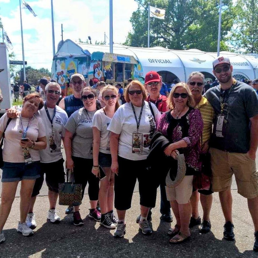 Fun times at the Indy 500 with family and friends!!