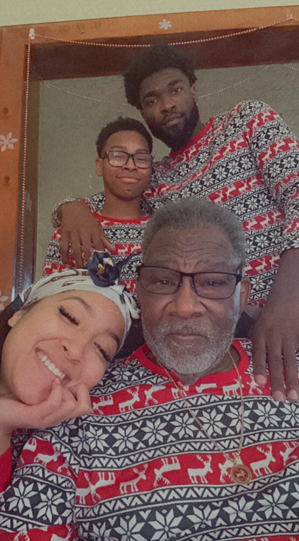 Xmas 2022 with Grandsons Ciaran & Niall & Grand daughter Renee