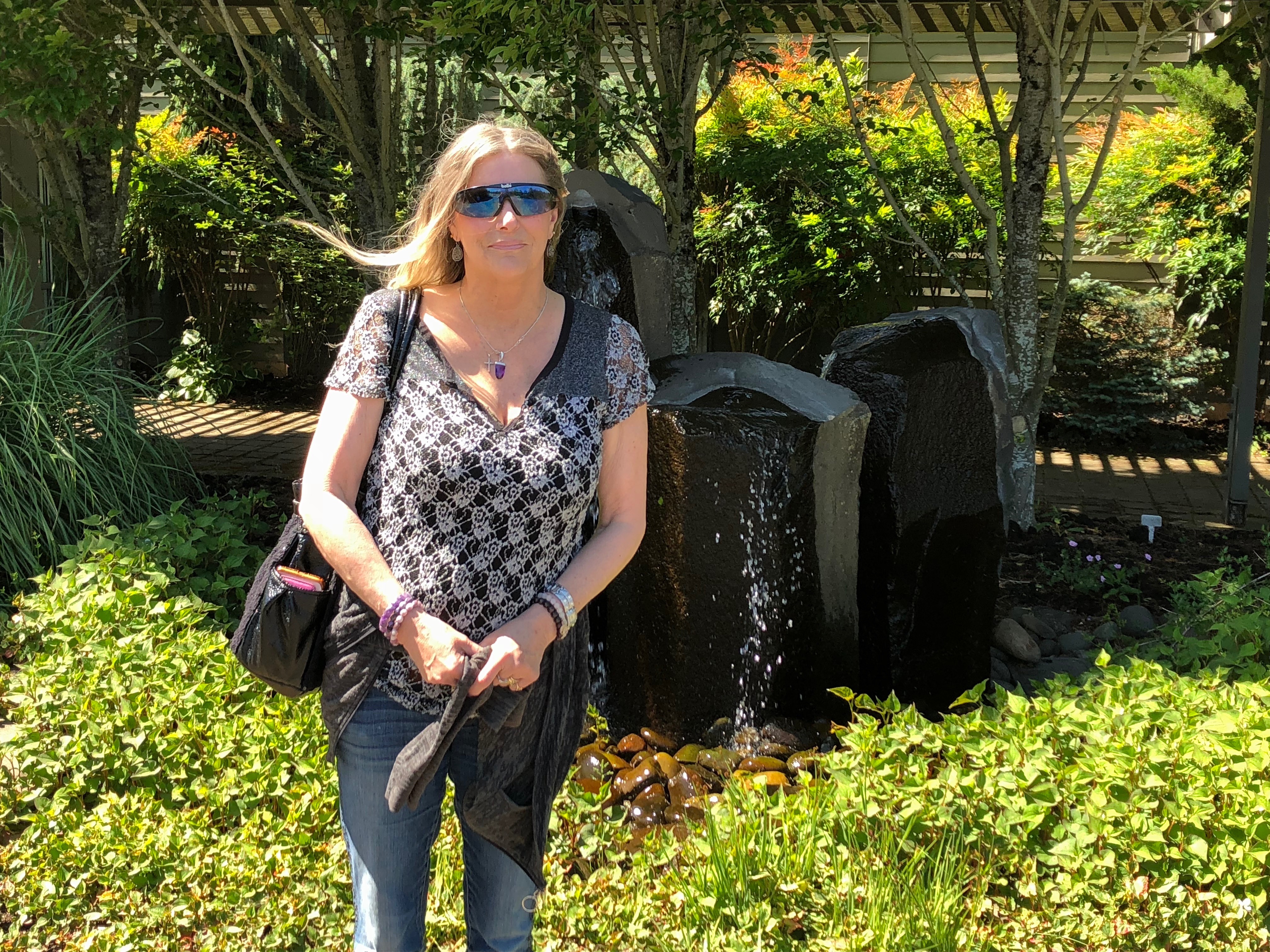 Julie loved “The Oregon Garden”, and we had a wonderful time together exploring it on her 60th!