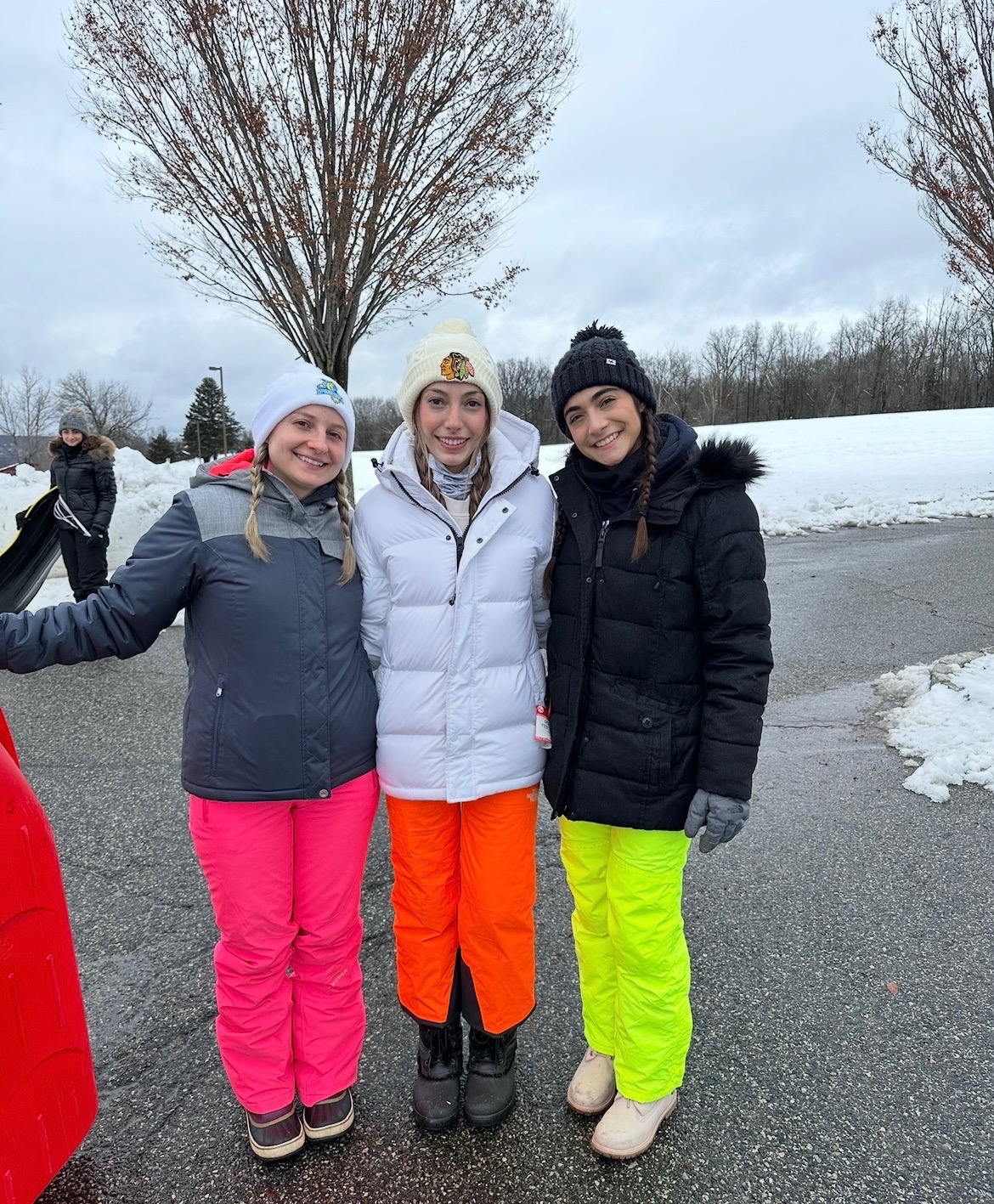 Sweet Maisa,
I am so blessed to have been able to share so many great memories with you. I love how much you wanted to embrace the NJ culture and I’m so grateful I was there for parts of it. Thank you for showing me how to be strong, resilient, and fearless. Your journey in life was too short, but your impact on those around you was enormous. This picture was taken in NJ at Montville township high school last year. I loved watching you and jojo ride down the hill together ~ unstoppable. I promise to continue making fun of Tasneem (which I know you loved to do). Love you always, Maisa ❤️
