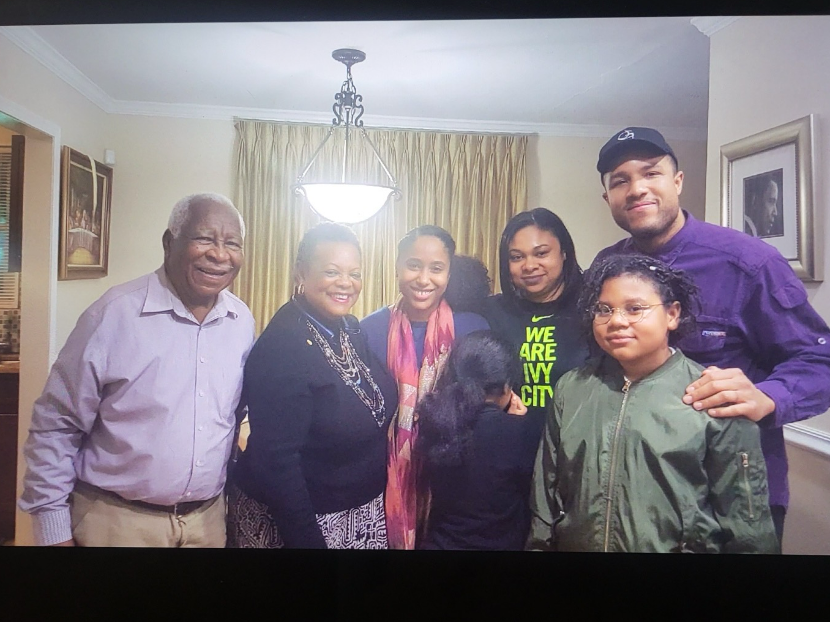 Dad, Sheila, Anyela, Camille, Torren, Mayuri, London