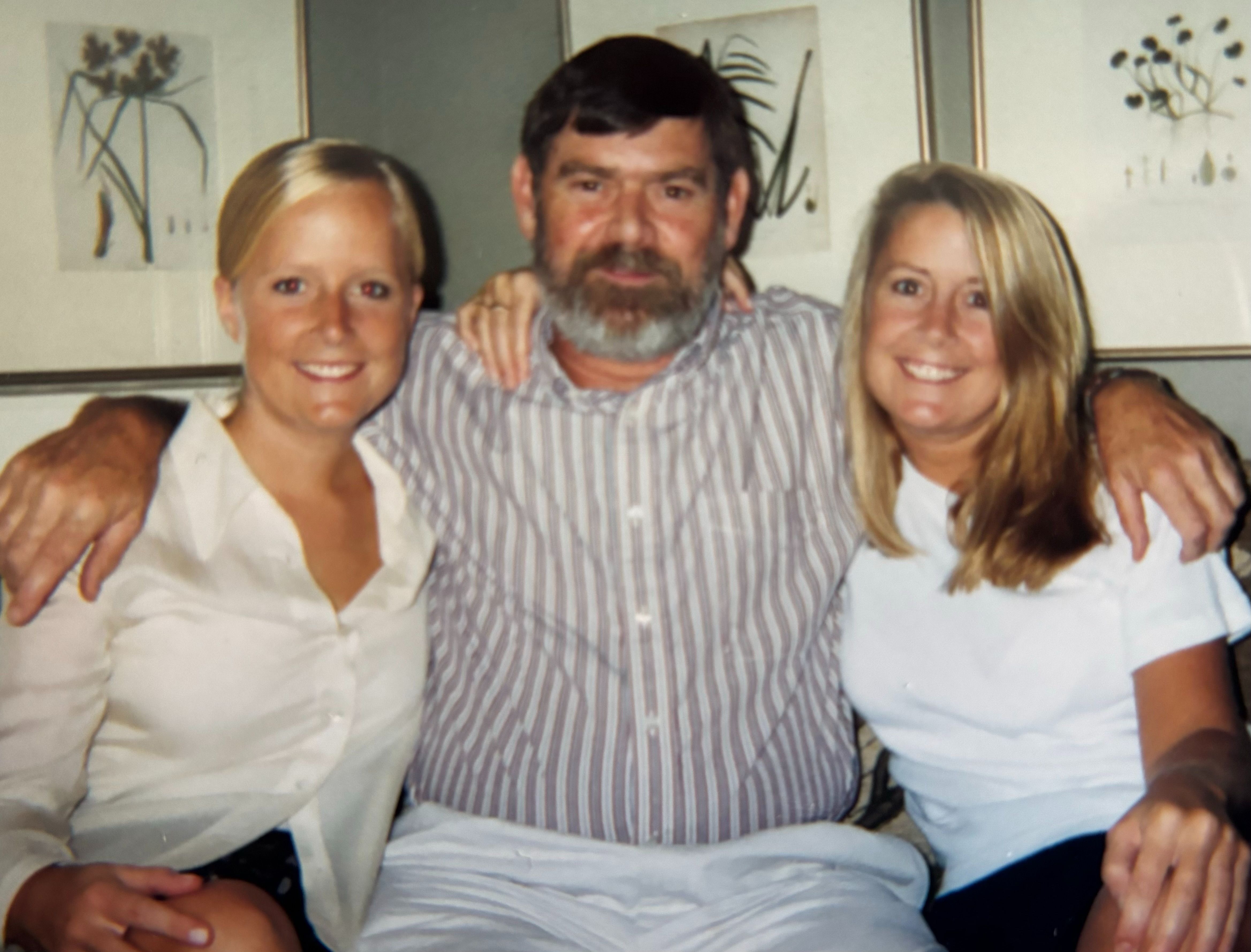 Dad, Sheri, and I during one of our many dinners out in Boston. He'd often drive 2 hours both ways just to treat us to dinner (except when we were quick and sneaky enough to treat him!). After we'd both moved there, it was a whole new landscape of restaurants to explore, and he was all about it!