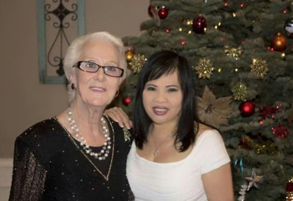 Mom and Tina.