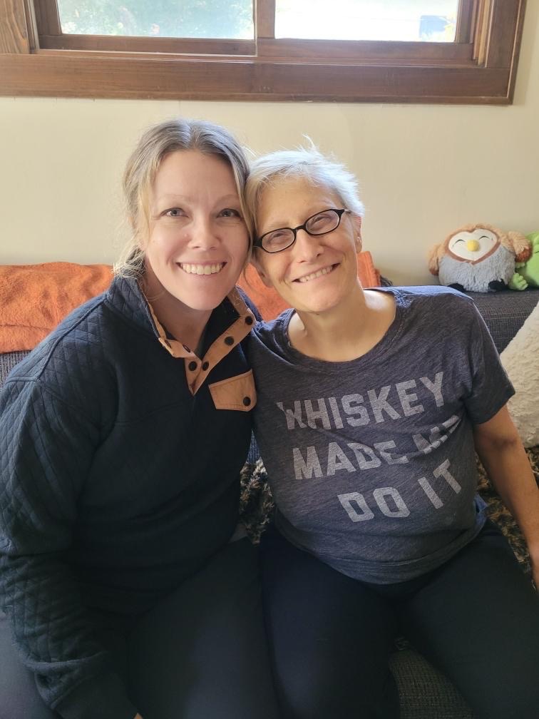with sister-in-law Julie