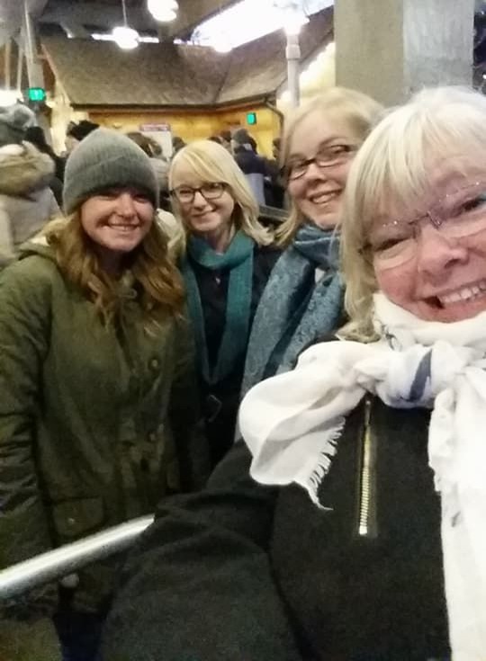 Every year after Thanksgiving we visit Christmas Town at Busch Gardens and ride the train to see the lights.