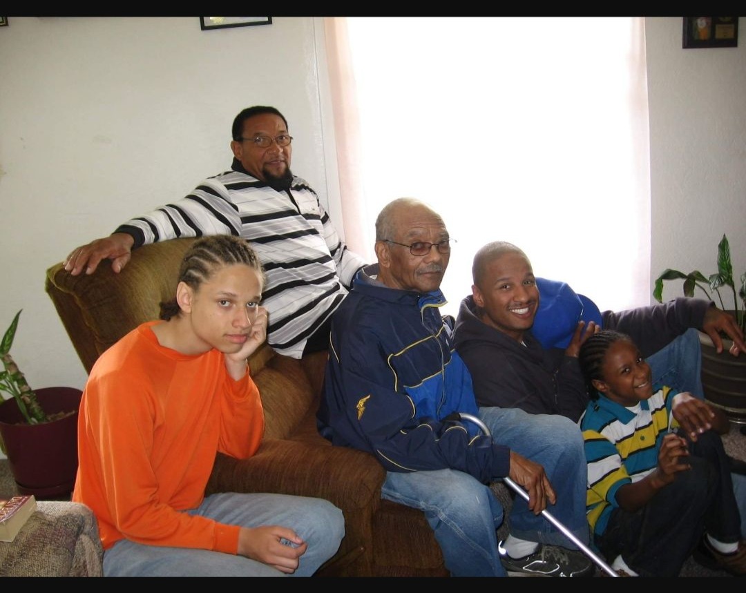 Mr. Melvin, Skyla's Dad and Mr. Eddie, Skyla's ex. Mr. Melvin and Mr. Eddie both took me aside and counseled me on several occasions. Both two great men. My memories with them respectively are intimate and precious to me. Love and respect on the highest level. Her sons & grandson. 