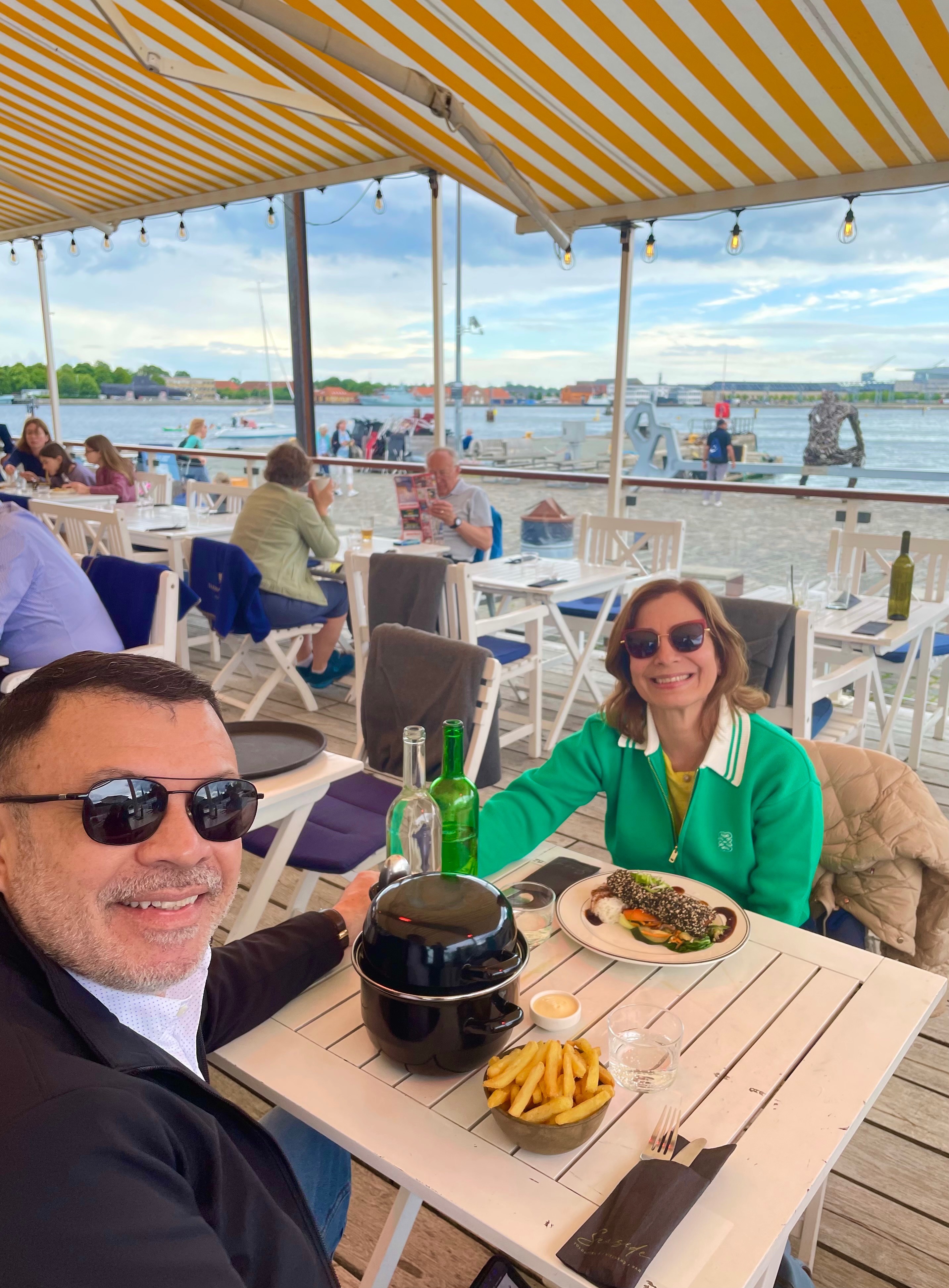 Lunch on the Seaside Toldboden.Copenhagen,2024.
